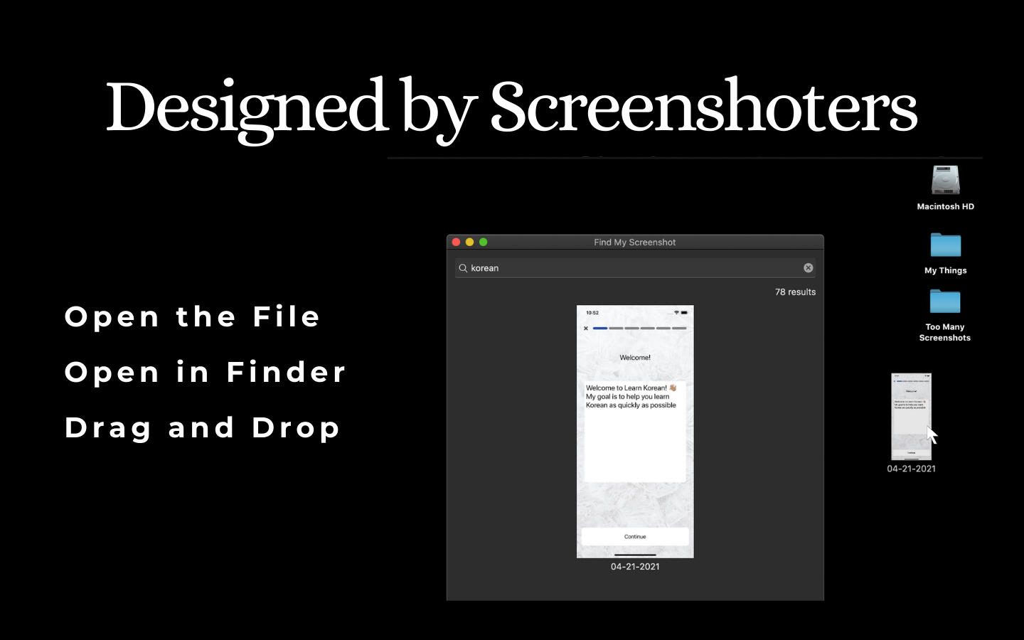 Designed by screenshoters